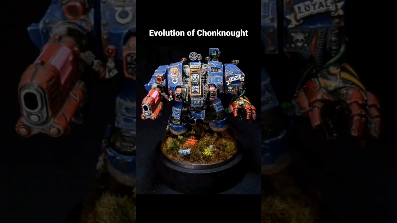 Evolution of Chonknought #dreadnought #warhammer40k #painting #wh40k #40k #spacemarines #chonk #big