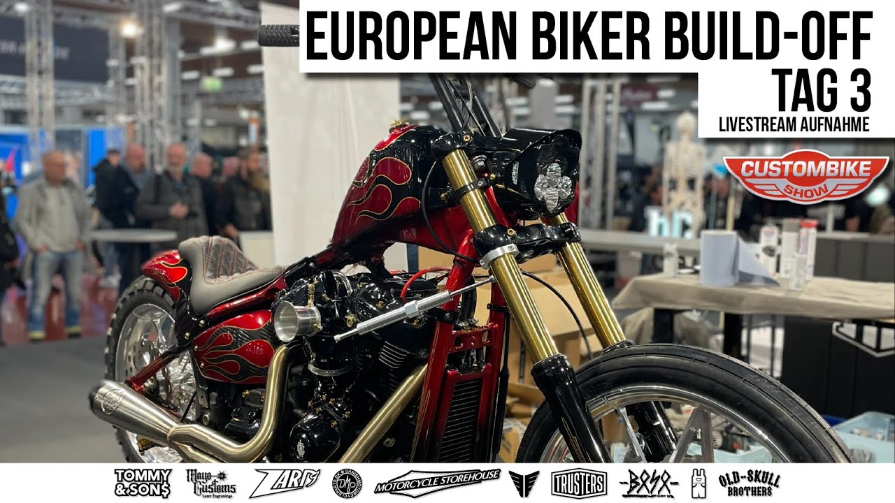 European Biker Build-Off 2025 LIVE 🔴3️⃣| Custom Bike Show 2025 | ADC