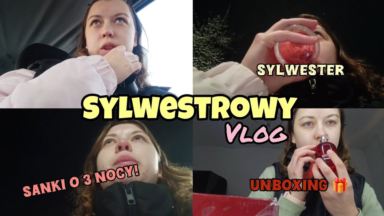 mój Sylwester 🎉 unboxing paczek 🎁 poszliśmy na sanki o 3 w nocy 🛷🙈 | Vlog