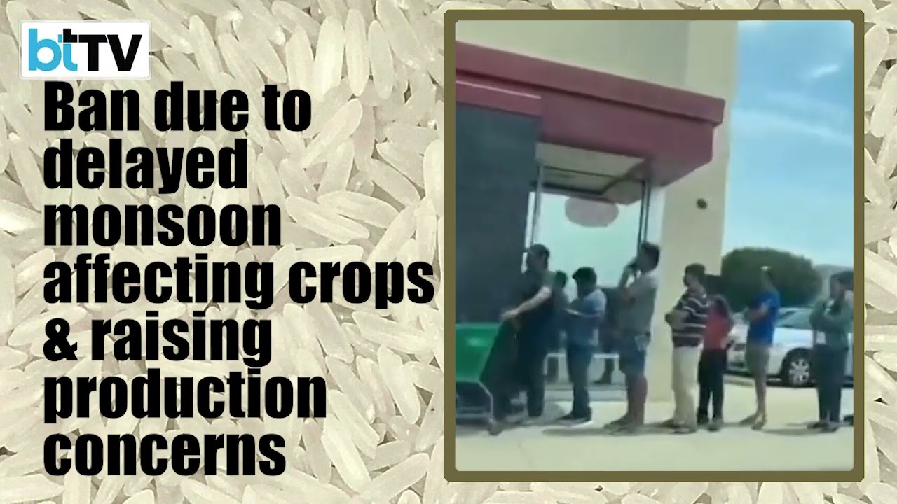 India's Ban On Rice Exports Stokes Fears Of Shortage