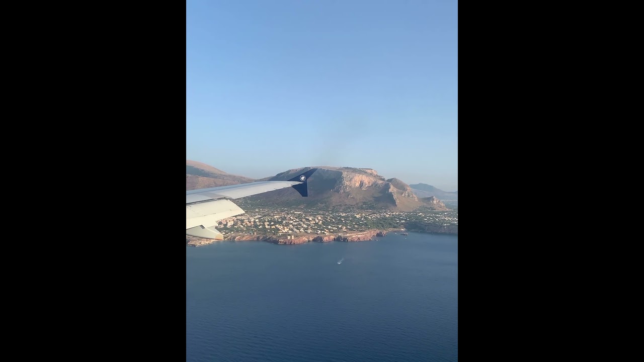Landing in Palermo #sicily #italy