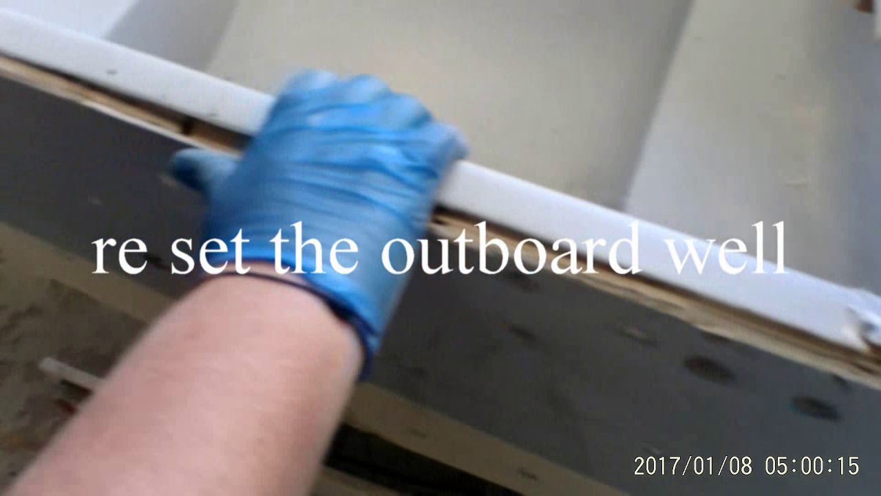 transom fibreglass repair movie