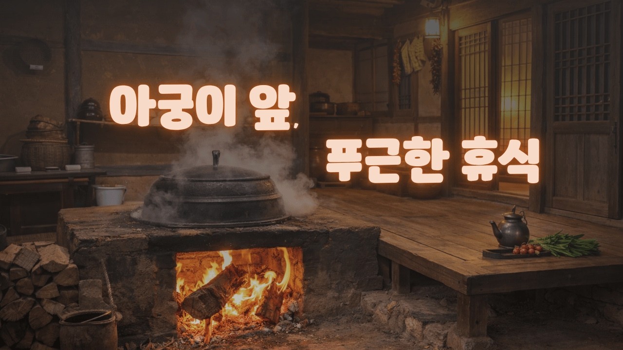 깊은 수면을 위한 아궁이 장작불 소리 🔥 따뜻한 실내 화목난로 ASMR | Fireplace Crackling for Deep Sleep Cozy Ambience (3 Hours)
