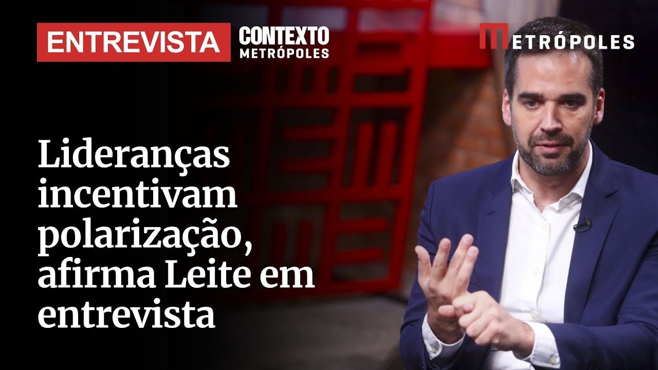 Eduardo Leite fala sobre polarização política e tarifaço em entrevista; veja íntegra