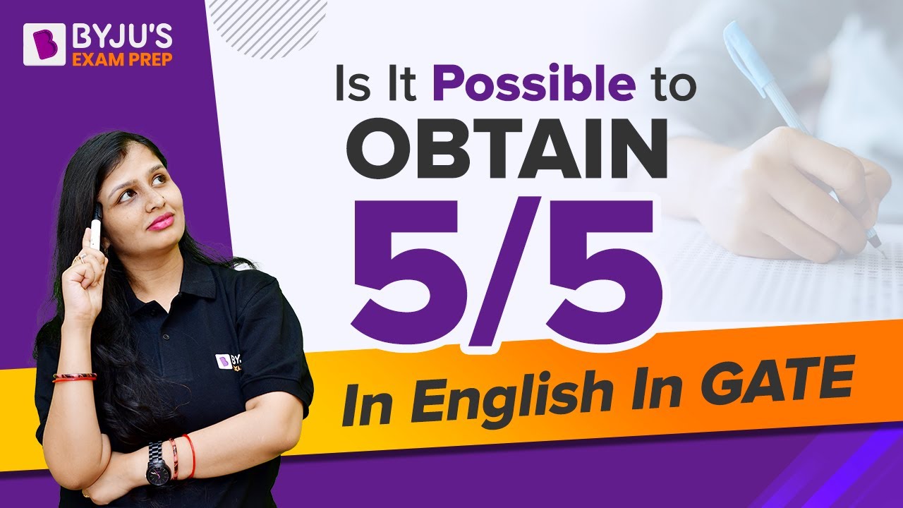 How to Score Full Marks in GATE English | GATE 2023 Preparation | BYJU'S GATE #GateExam