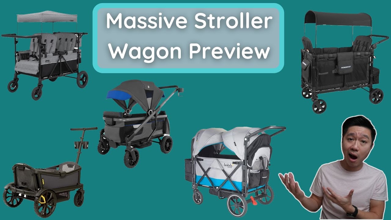 Looking at EVERY New Stroller Wagon at ABC Kids Expo and More!
