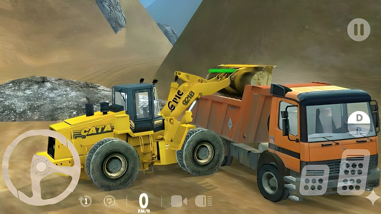 Jcb Operat in Hill  3 Level.HeavyMachinesMiningSimulator Construction Operator Gameplay 2026