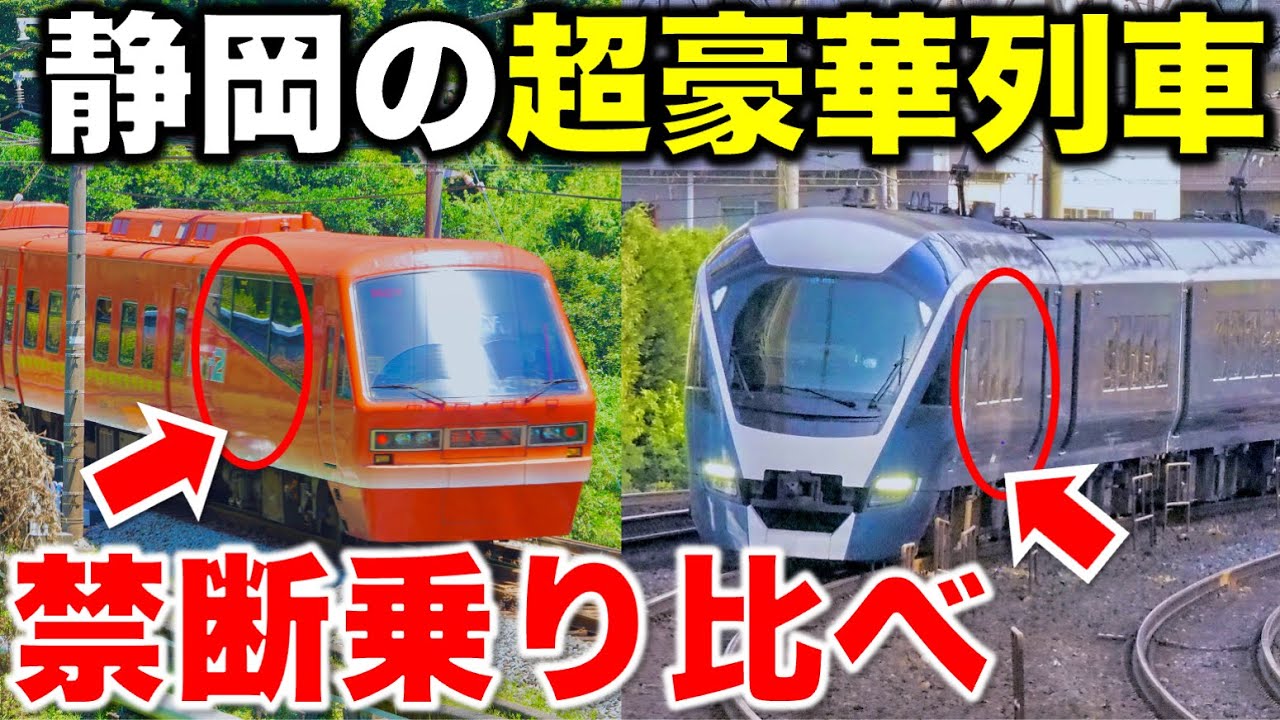 【衝撃の値段差!?】静岡を走る最も豪華な特急列車と最強すぎる普通列車を徹底的に乗り比べしてみた サフィール踊り子/伊豆急行/リゾート21