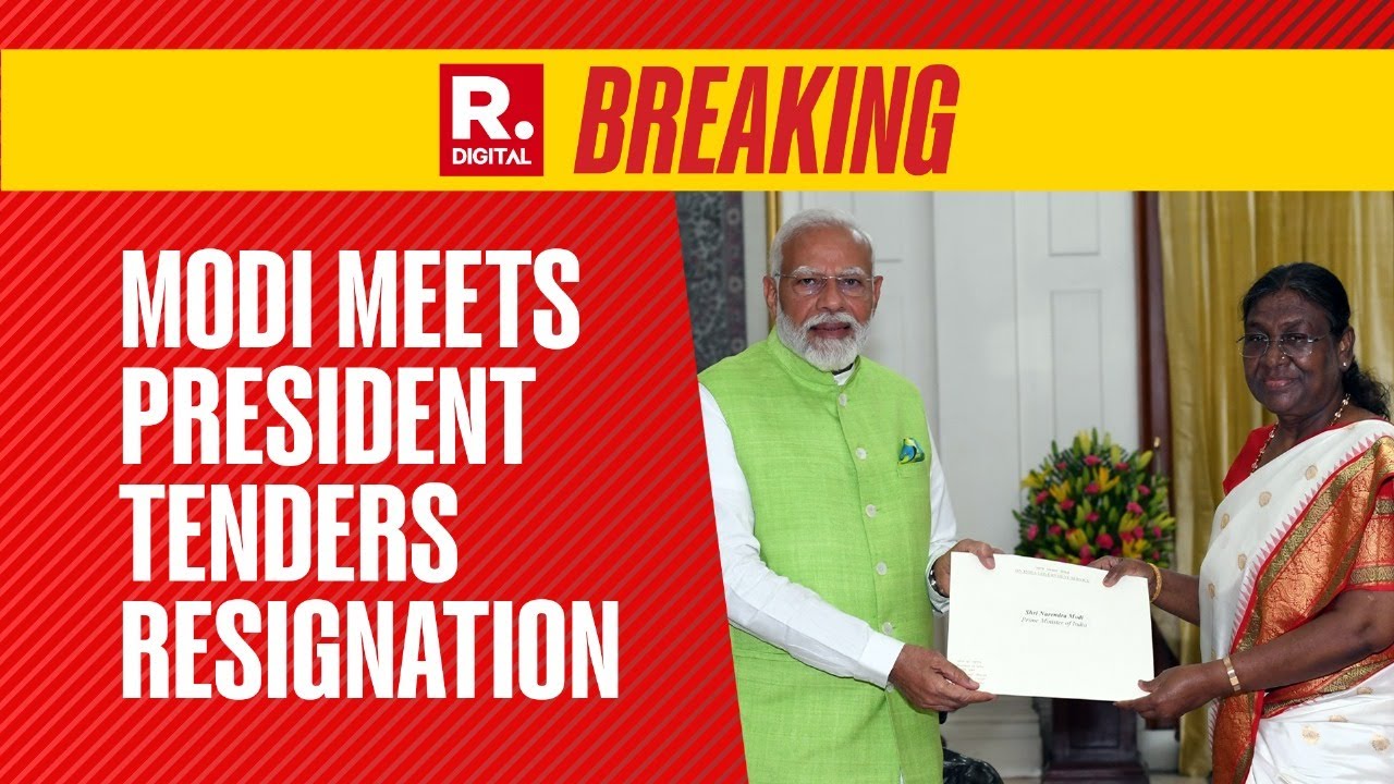 PM Modi Tenders His Resignation to President, Likely to Take Oath on June 8