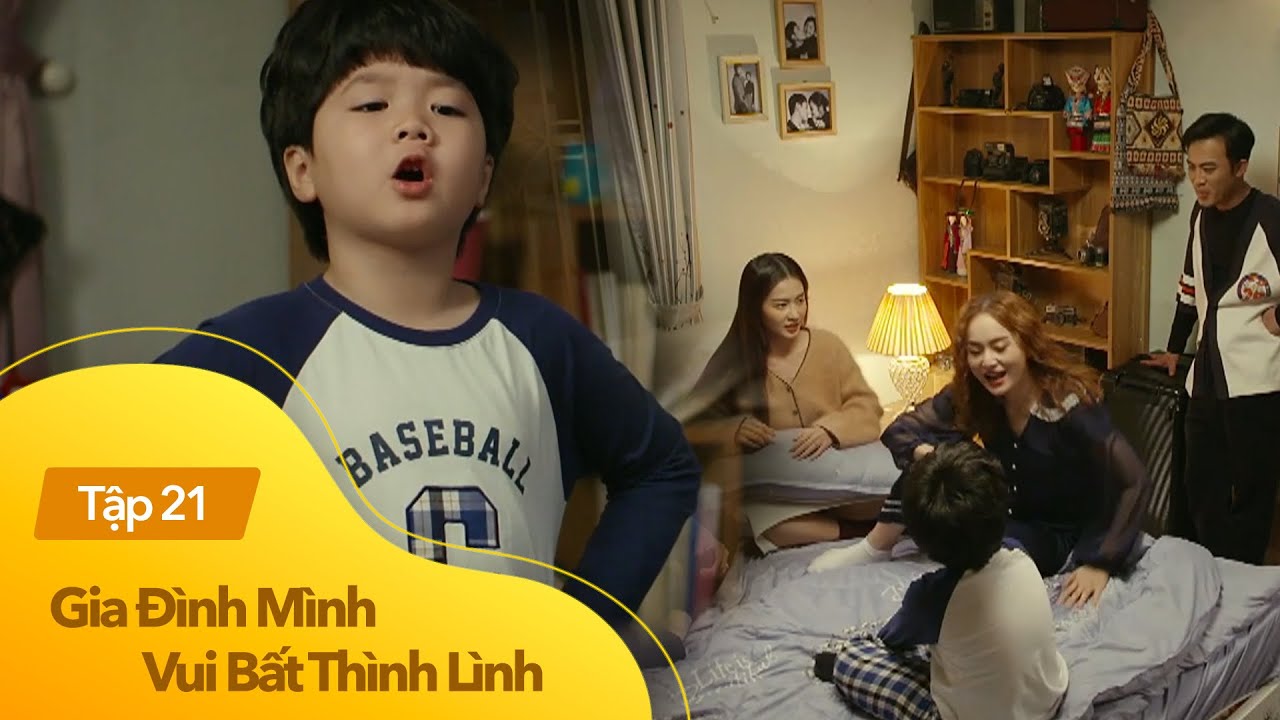 Gia đình mình vui bất thình lình - Tập 21| Trò chuyện với bé Long hết nước chấm; dễ thương & rối não