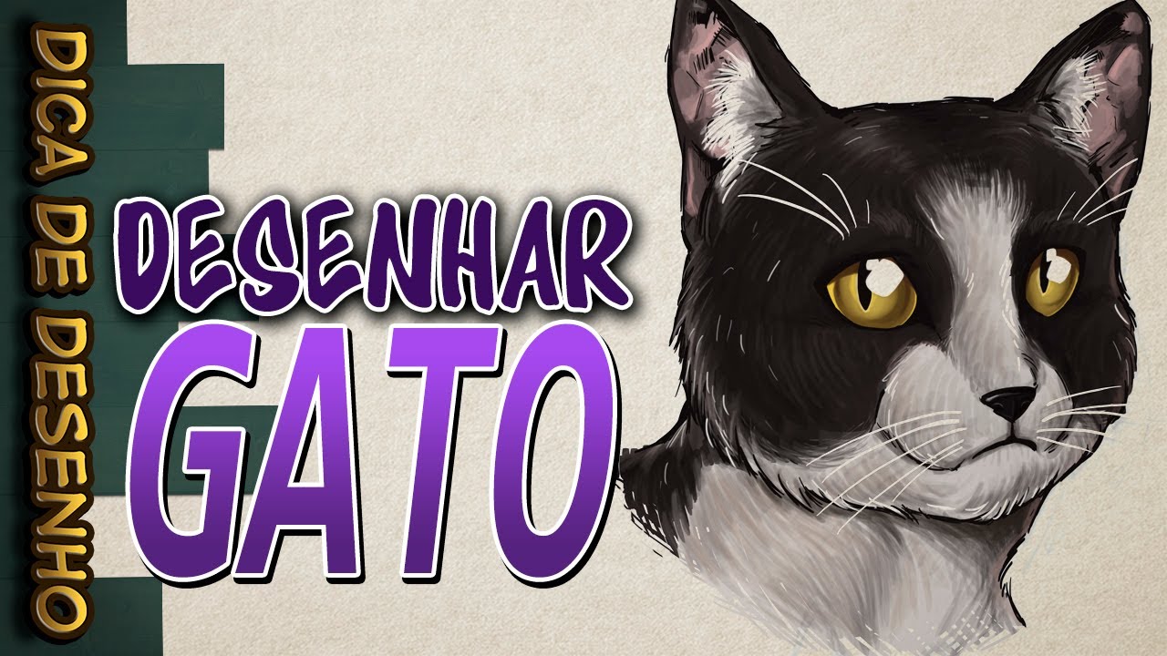 Como desenhar Gatos (passo a passo) FÁCIL| Dica de desenho