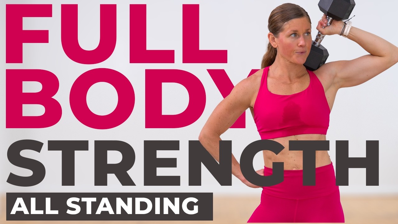 30-Min Full Body Strength (No Floor Work + HIIT Finisher)