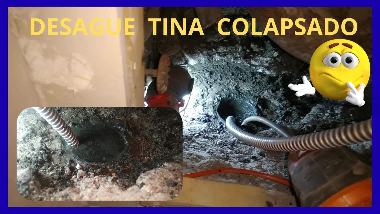 # 122  RECUPERACION DESCARGA TINA COLAPSADA CON OXIDO