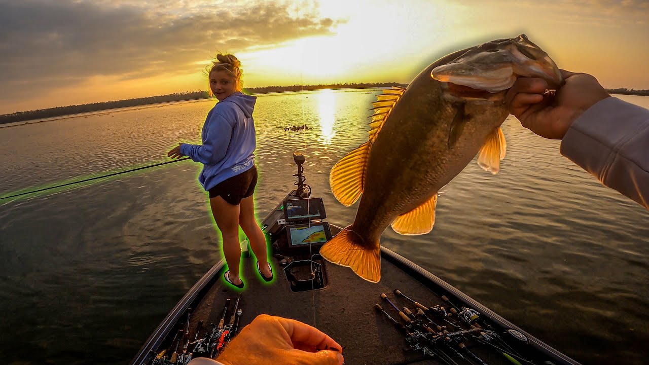 Hilary's BASSMASTER High School Practice on LAKE SEMINOLE