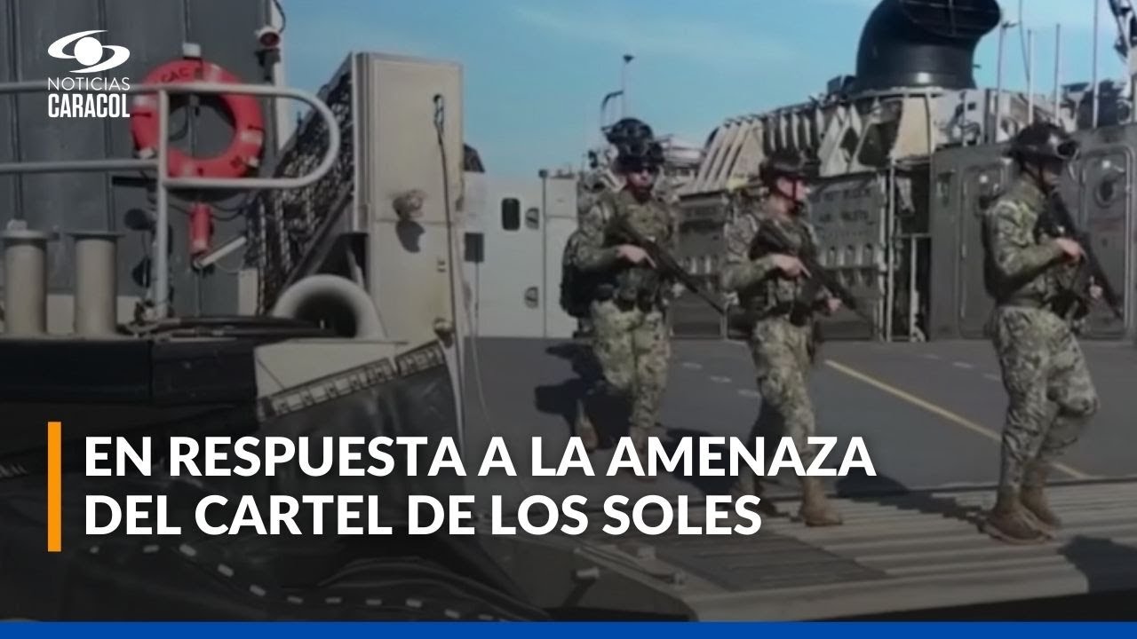Estados Unidos ordenó el despliegue de fuerzas aéreas y navales al sur del mar Caribe; ¿por qué?