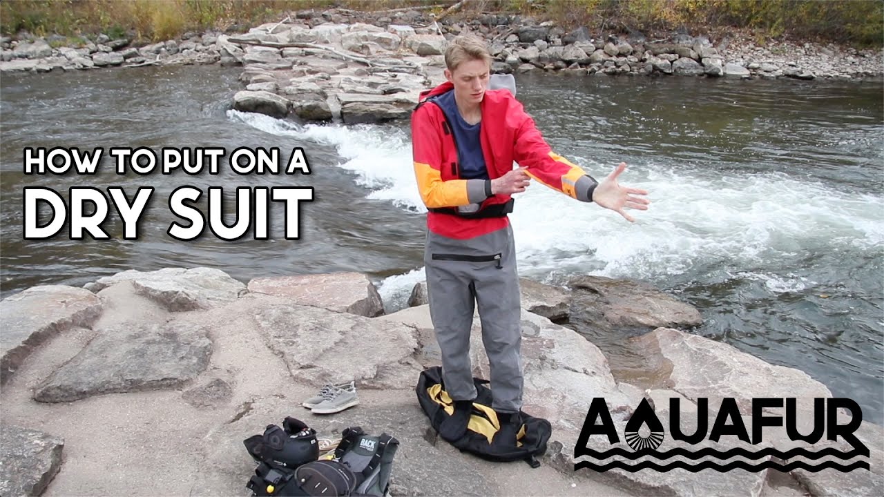 How to put on a drysuit