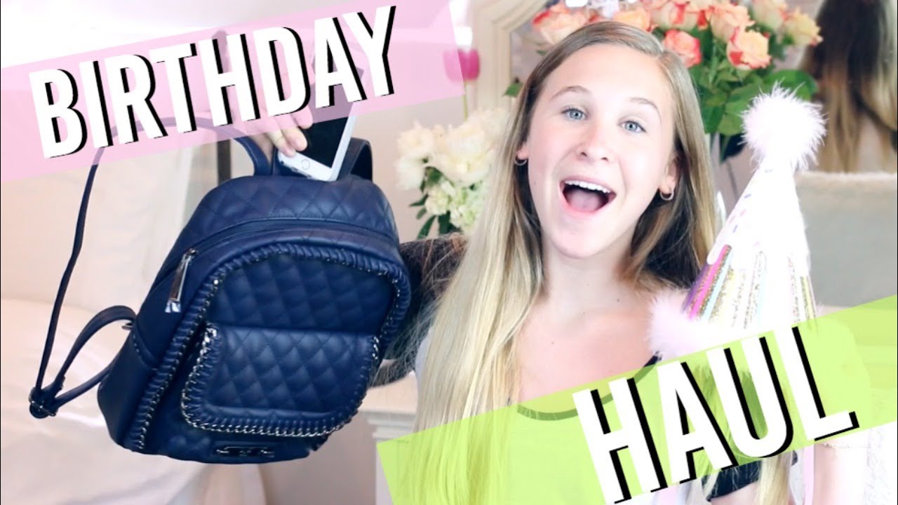 WHAT I GOT FOR MY 16TH BIRTHDAY!!