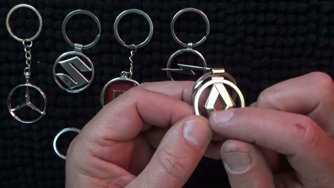 ASMR - Whispering While Looking at Car Logos - Car Emblems on a Key Ring - Australian Accent