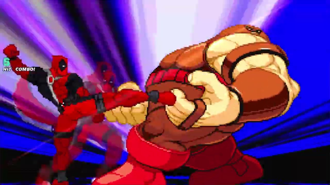 DEADPOOL VS JUGGERNAUT | MARVEL VS CAPCOM MUGEN | INSANELY EPIC M.U.G.E.N BATTLE.