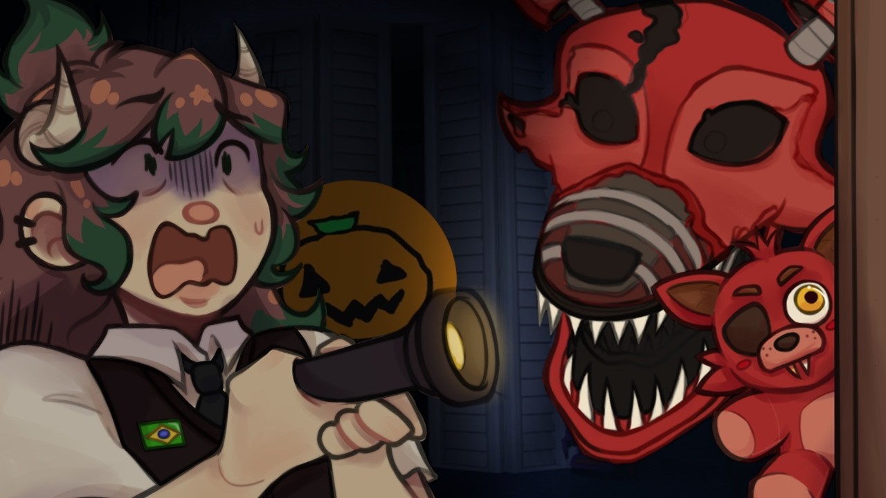 I am absolutely terrified of FNAF 4. | ft. @SmokeeBee