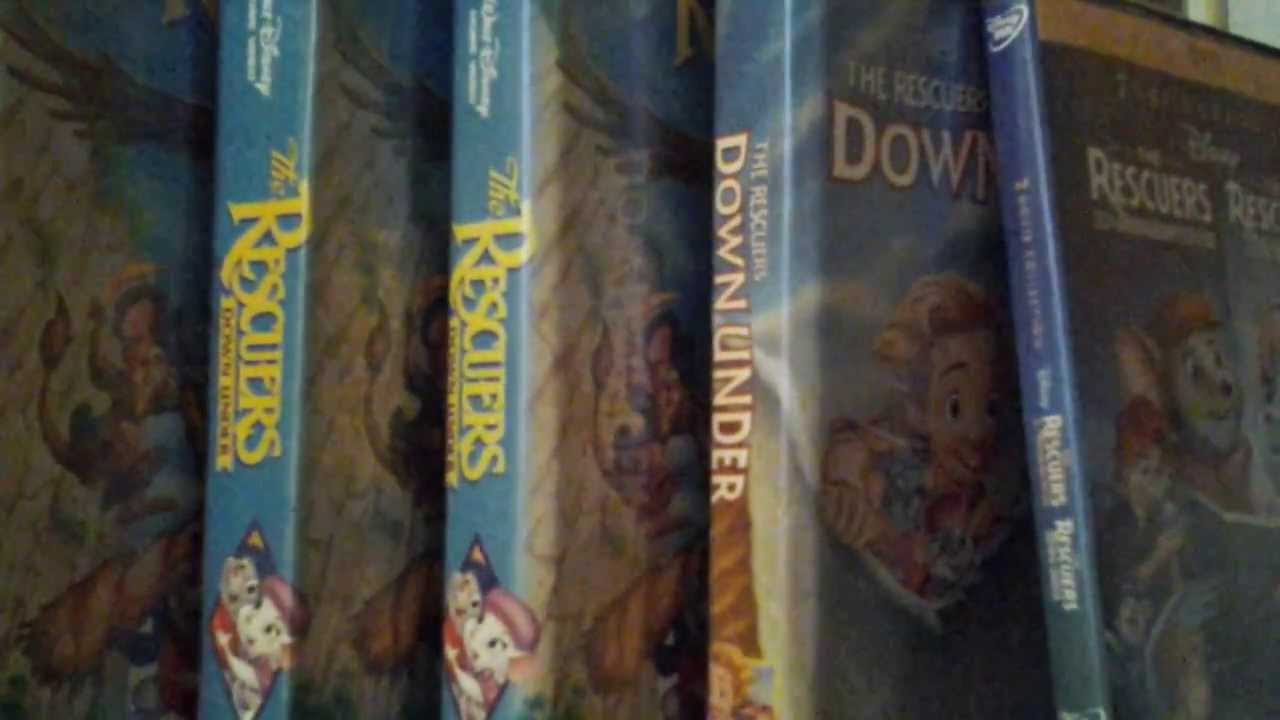 5 different versions of the rescuers down under