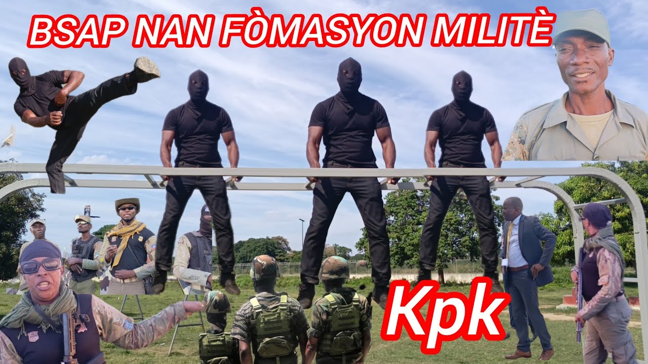DOMINIKEN MELE BSAP AP PRAN FÒMASYON MILITÈ BAGAY YO MELANJE