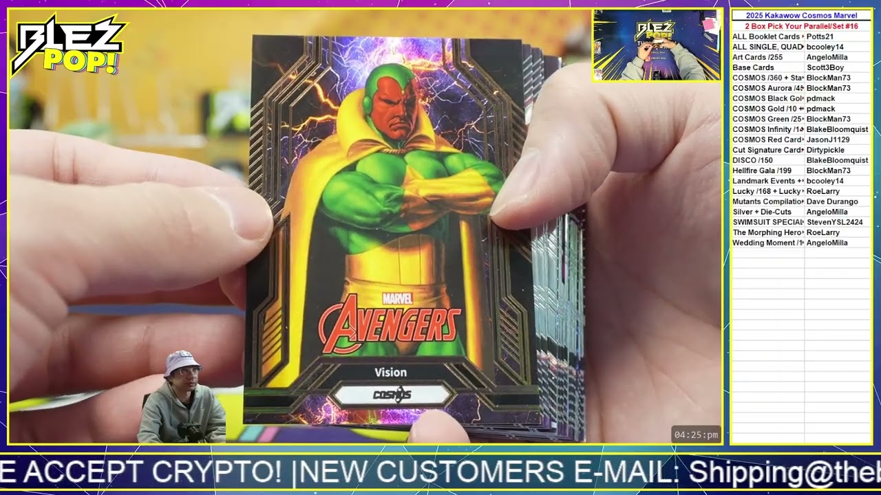 2025 Kakawow Cosmos Marvel 2 Box BREAK Pick Your Parallel Set #16