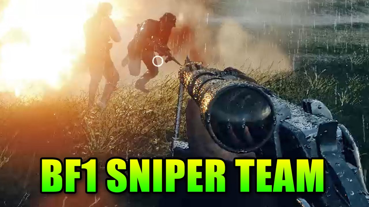Battlefield 1 - 2 Man Sniper Team - Double Vision | BF1 Alpha Gameplay