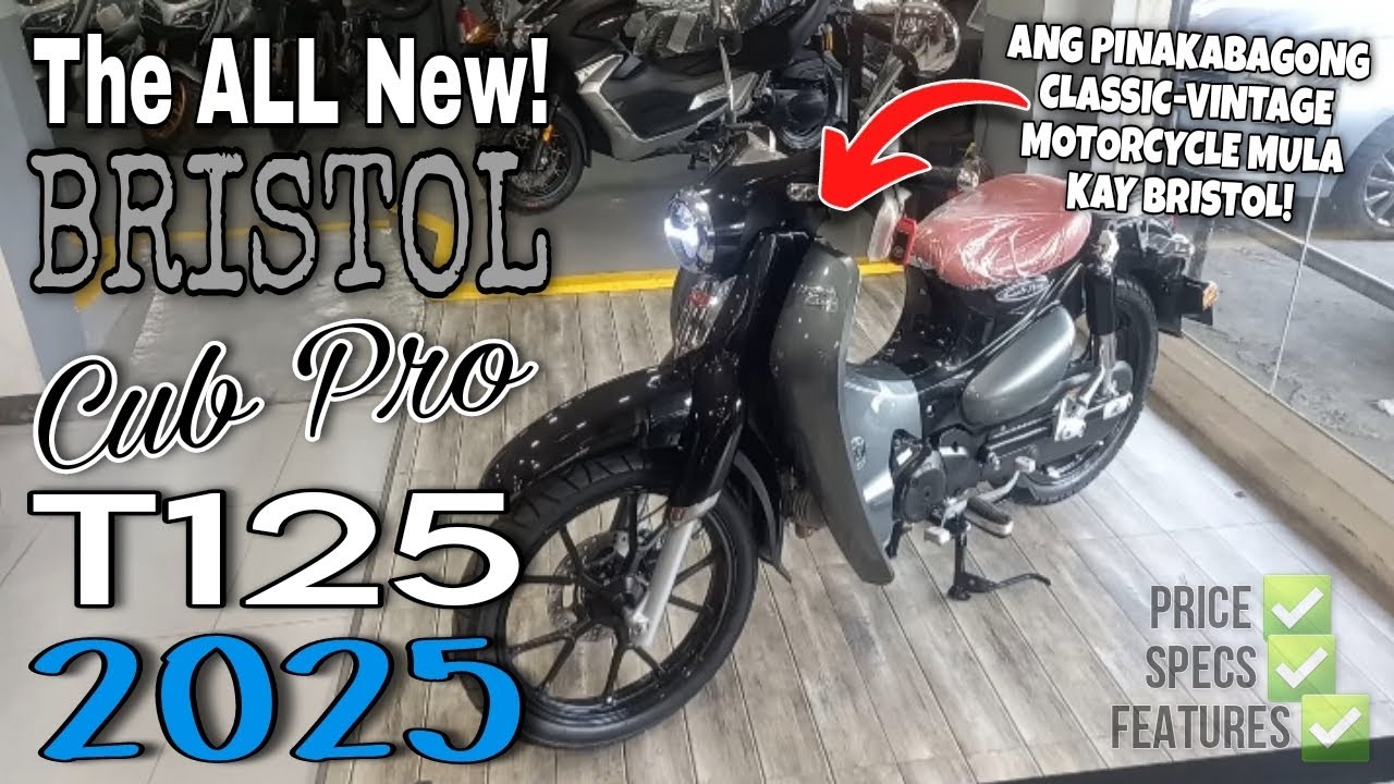 The ALL New Bristol Cub Pro 125 2025 | Bristol Motorcycle Review