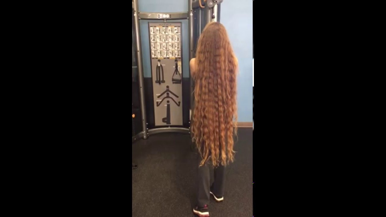 Super Long Hair in Super Slow Motion