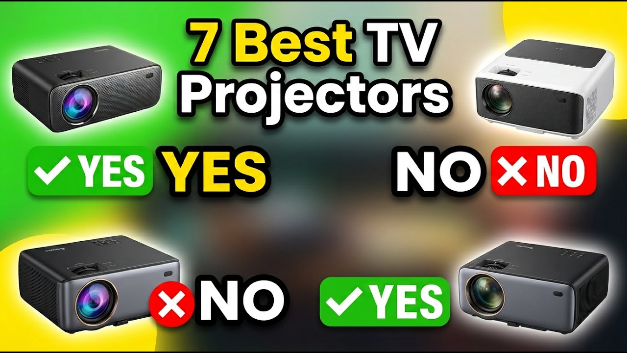 ✅Top 6 Best TV Projectors of 2026 (Cinematic 4K Home Theater)