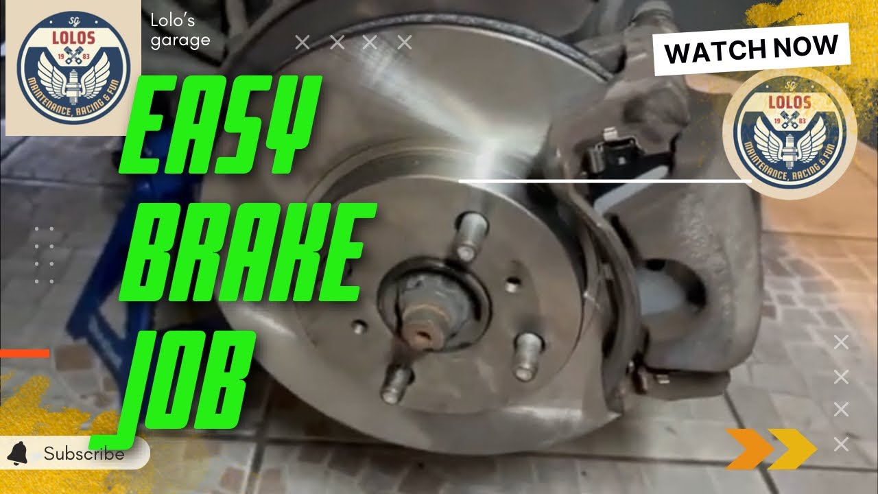 How to replace Front Brake Pads and Rotors Toyota Yaris 2006-2011 Quick and Easy DIY