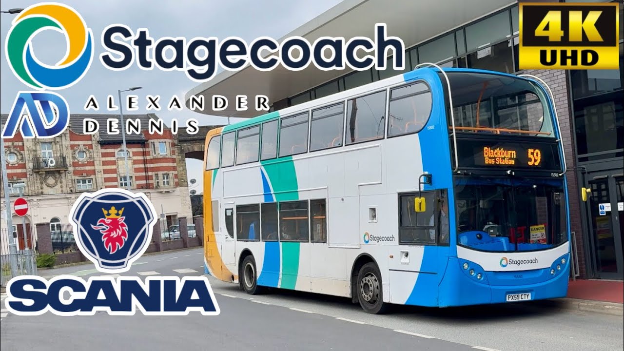 [Stagecoach Lancashire: 59 Accrington to Preston, Oswaldtwistle & Blackburn] ADL E400 Scania N230UD