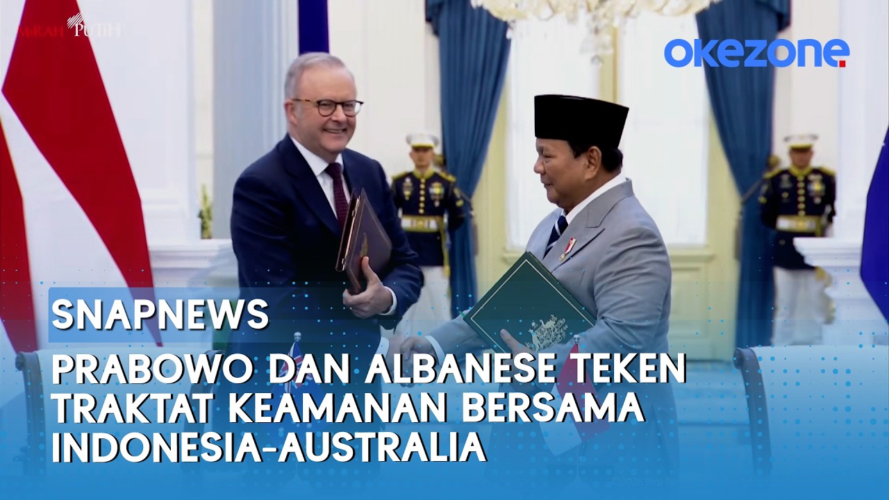 Prabowo dan Albanese Teken Traktat Keamanan Bersama Indonesia-Australia | Snapnews
