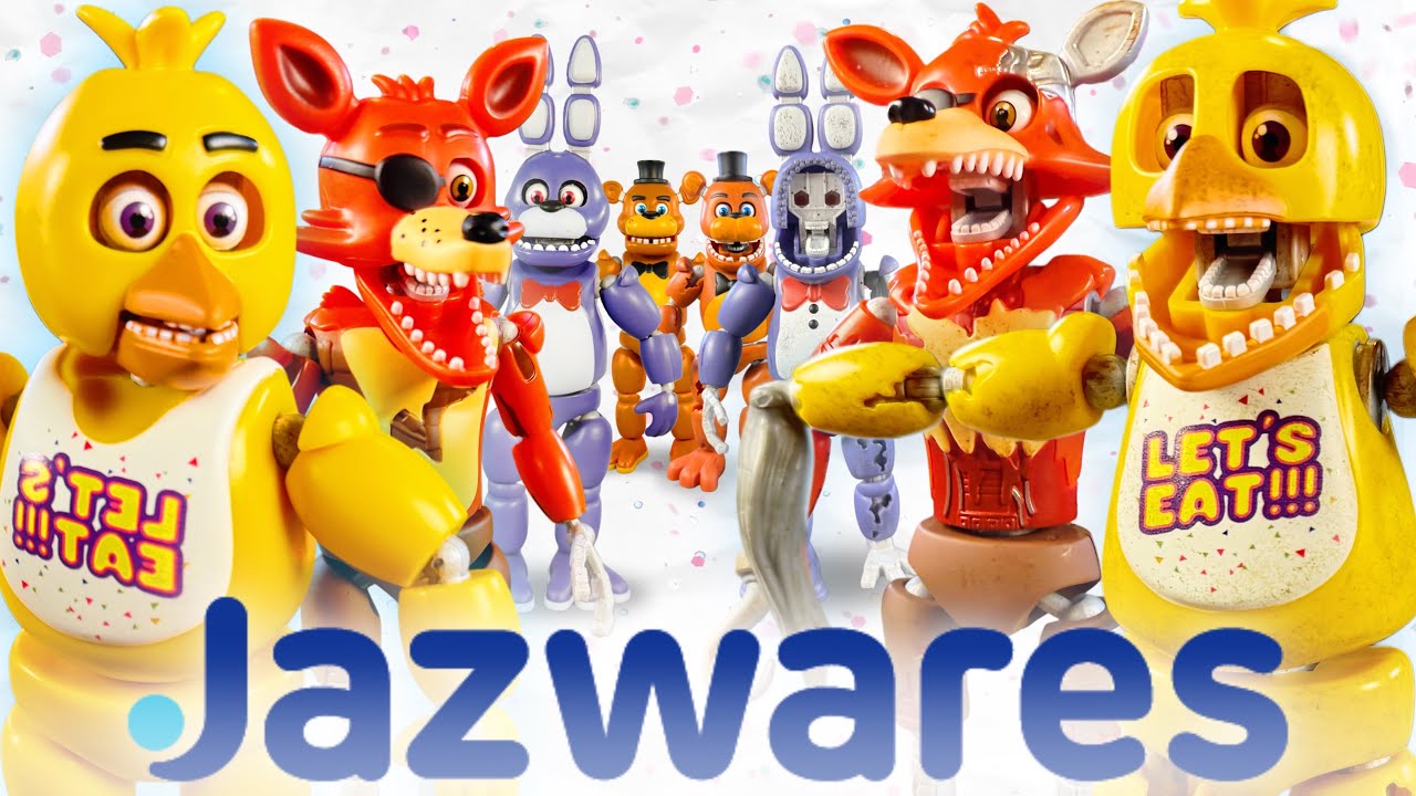 The Best FNAF Figures Ever Made PART 2 - Foxy & Chica ENDO SERIES