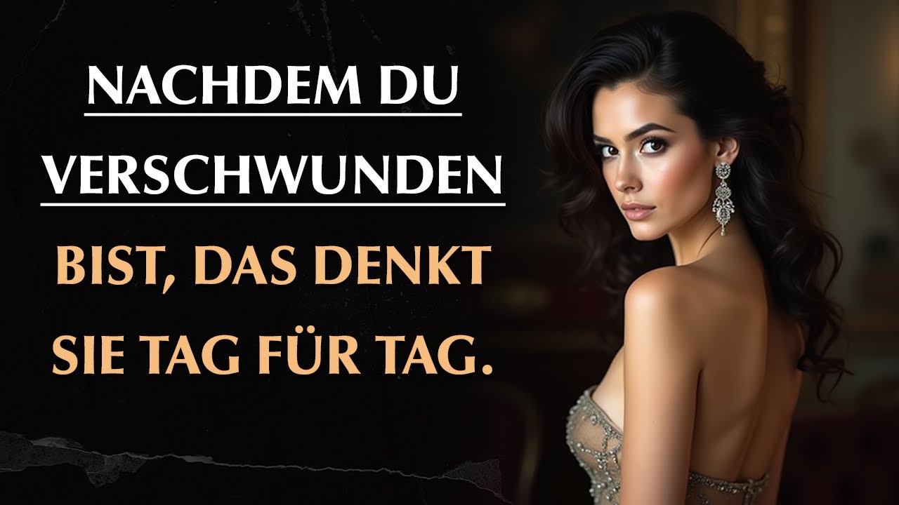 Was sie Tag für Tag denkt, nachdem du verschwunden bist (Die Antwort in diesem Video) | Stoizismus