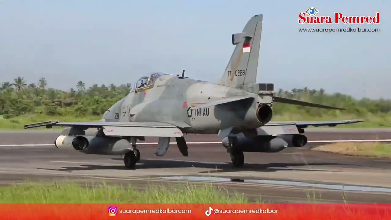 Skadron Udara I Lanud Supadio Gelar Latihan Air to Ground Weapon Delivery di AWR Gunung Tamang