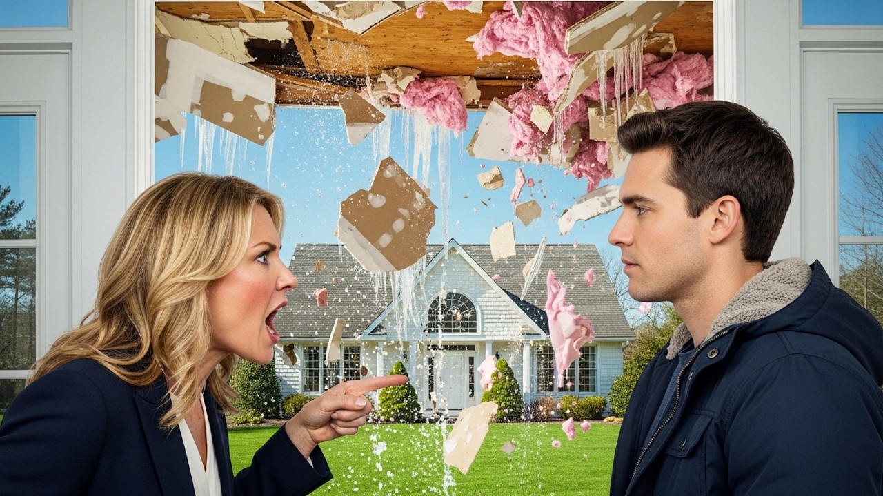 HOA Karen Blocked My Ice Dam Prevention, Her Ceiling Crashed During The January Thaw