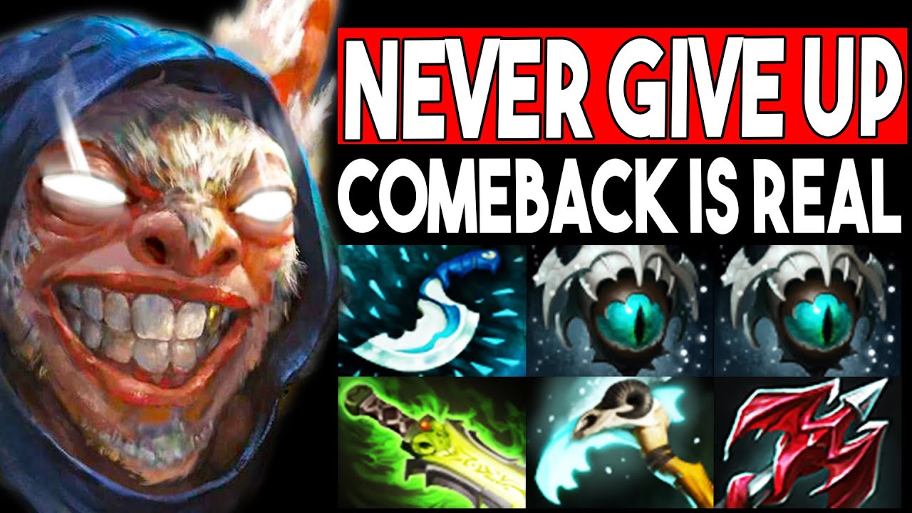 Never Give Up :) Comeback is Real / Meepo most powerful hero ِDota 2