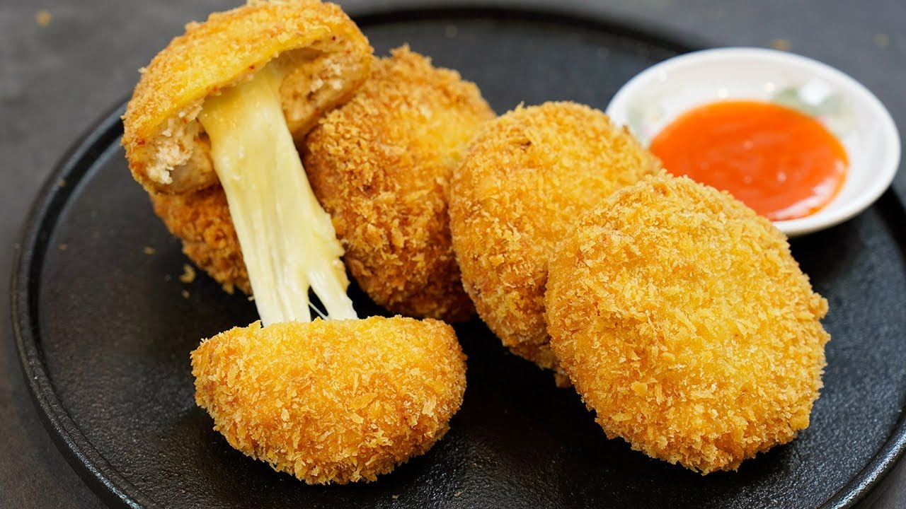 Домашние куриные наггетсы с сыром! Легкий рецепт куриных наггетсов