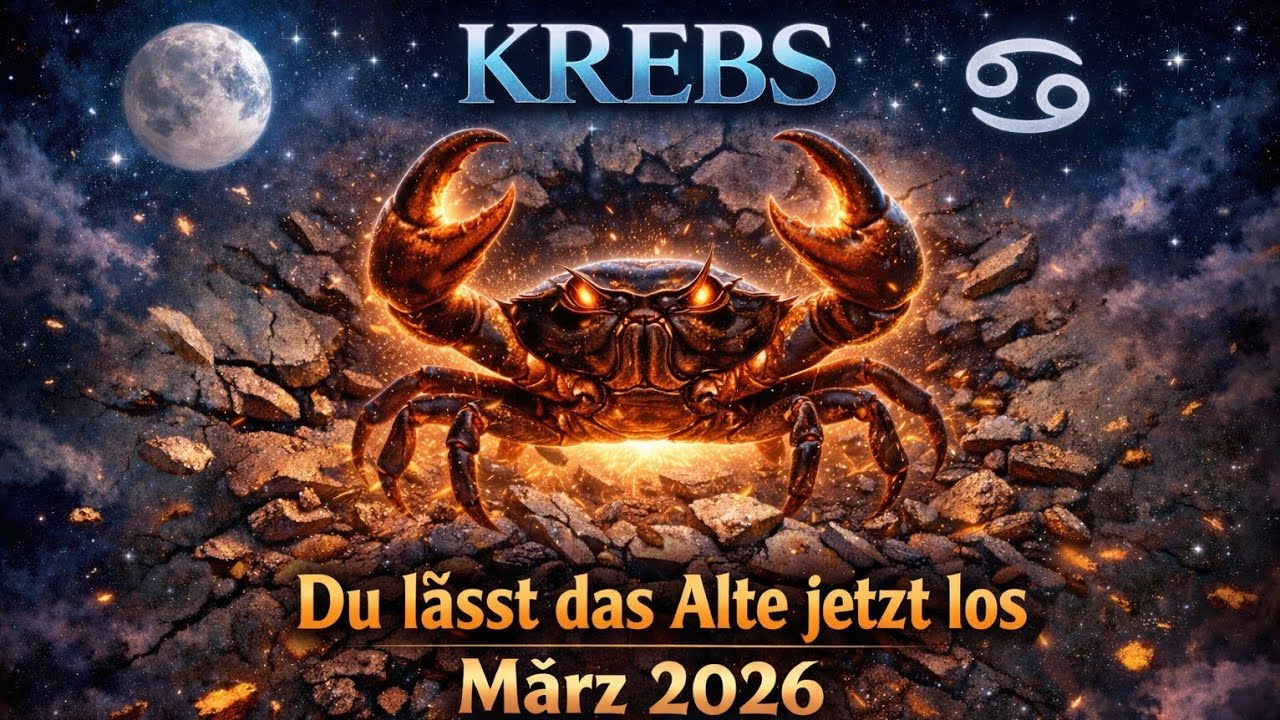 KREBS ♋ MÄRZ 2026 ✨ DU LÄSST DIE VERGANGENHEIT LOS ✨🧹🧹🧹🧹✨#tarot #krebs #kartenlegen✨