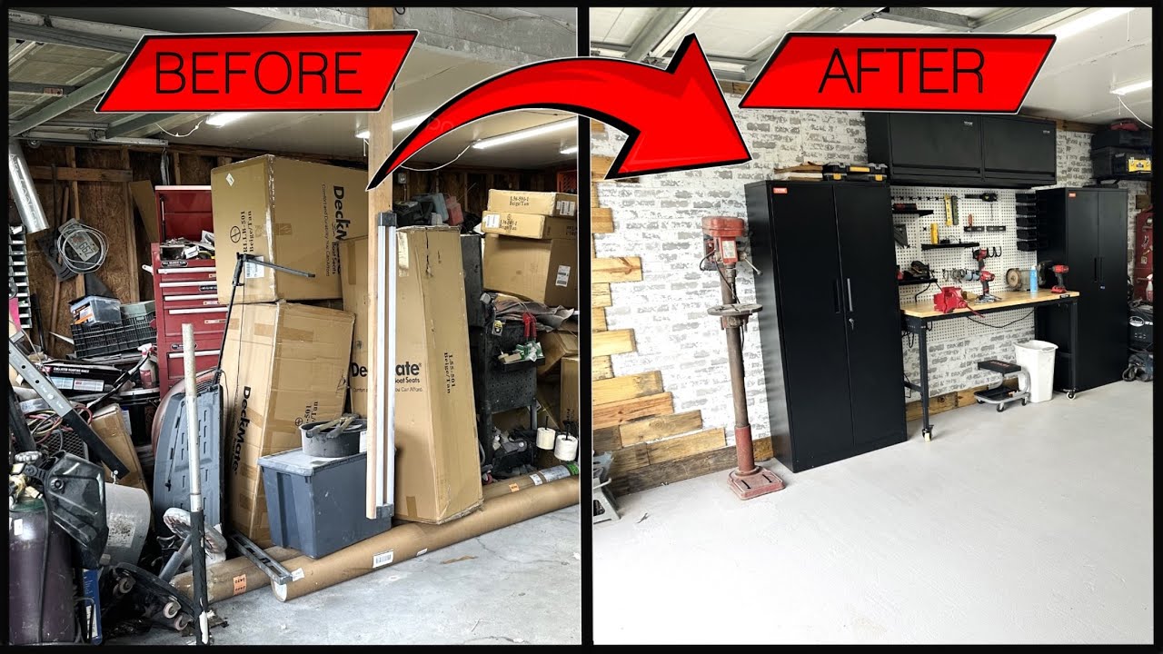 Ultimate Garage Makeover for Cheap