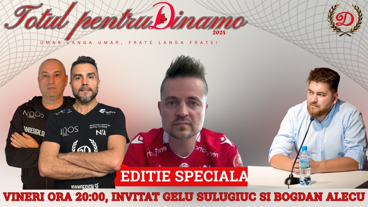Astăzi, ediție specială dedicată derby-ului Rapid – Dinamo, ora 20:00!