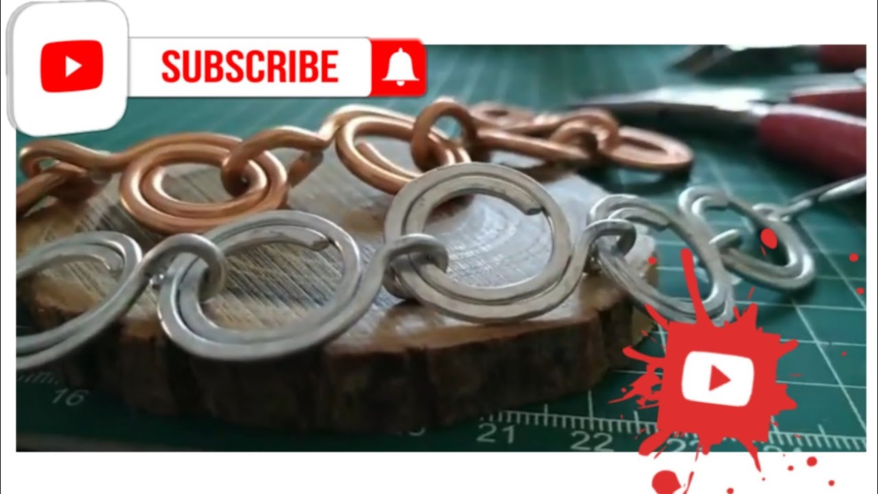 Bracciale semplice in alluminio - wire primi passi - #05