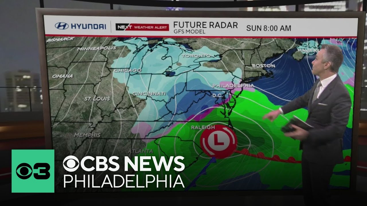 Rainy Friday in Philadelphia region, tracking the potential for snow this weekend