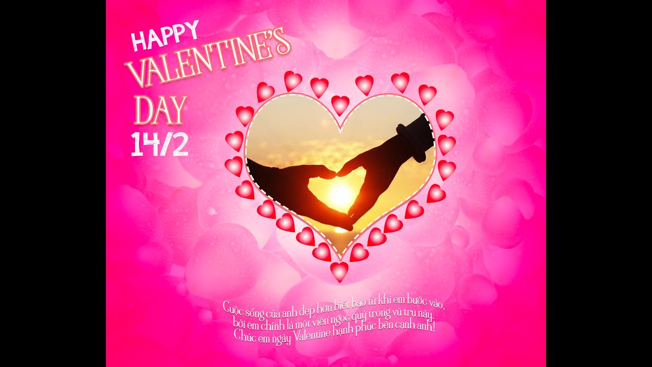 Photoshop thiết kế thiệp Valentine #dohoamaytinh #thietkedohoa