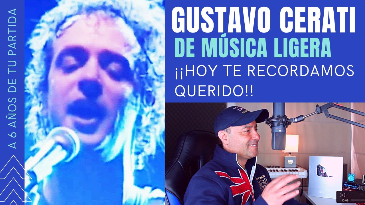 GUSTAVO CERATI // DE MUSICA LIGERA // Analizando Su Canto En Vivo