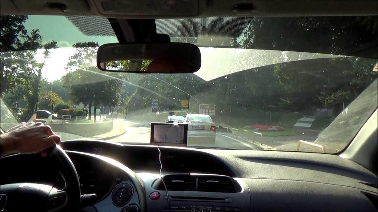 Driving from Rijeka to Lovran - Croatia (Hrvatska)