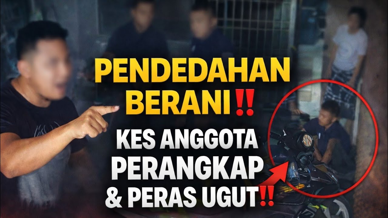 MENGEJUTKAN‼️LELAKI DEDAH KEJADIAN ANGGOTA POLIS PERAS UGUT DAN PERANGKAP BEKAS PESALAH DADAH