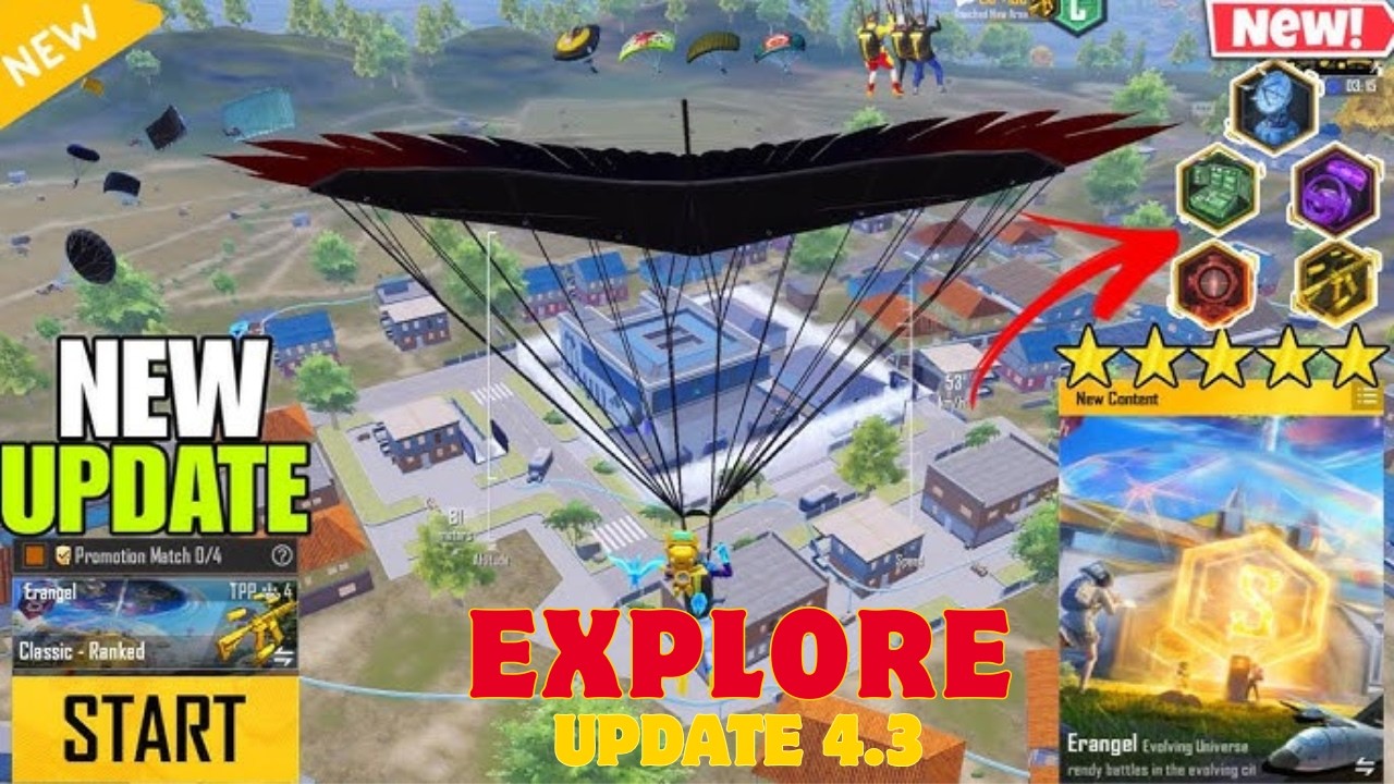 Pubg Mobile Explore New Update 4.3 | Gen_Z Gaming